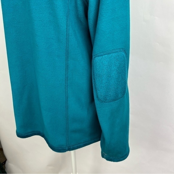 CALVIN KLEIN Performance Women’s Fleece Jacket Sz Large Teal Color Reversible - Picture 7 of 12